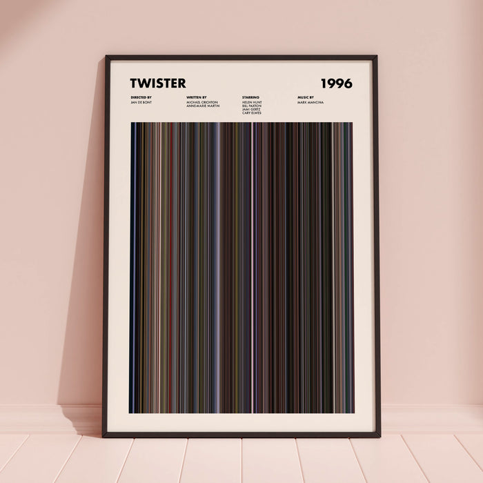 Twister Movie Barcode Poster