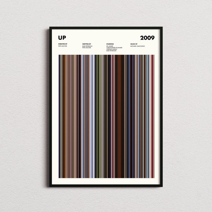 Up Movie Barcode Poster