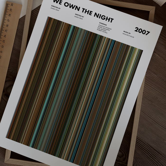 We Own The Night Movie Barcode Movie Barcode Poster