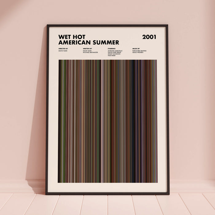 Wet Hot American Summer Movie Barcode Poster