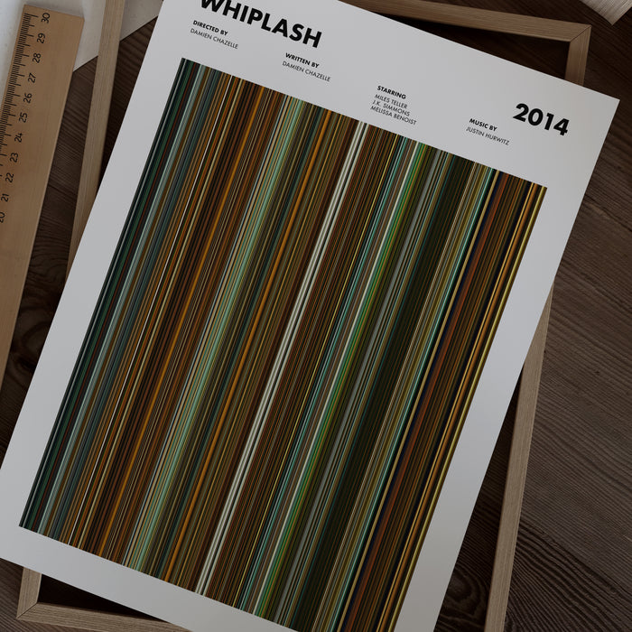 Whiplash Movie Barcode Poster