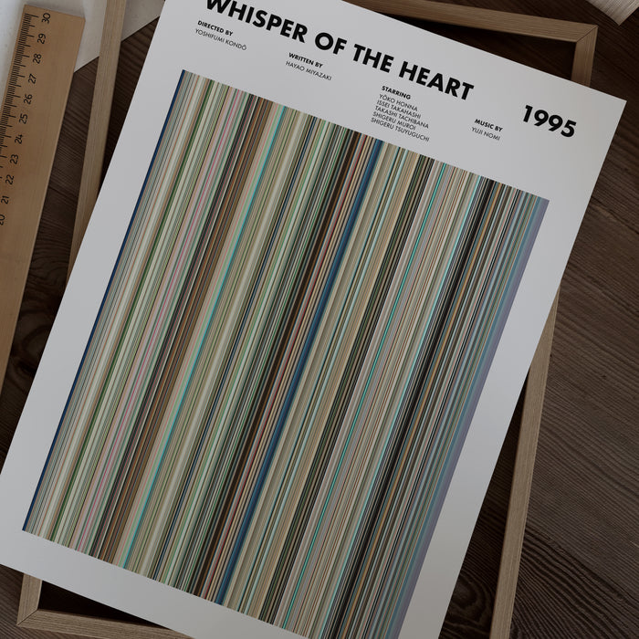 Whisper Of The Heart Movie Barcode Poster