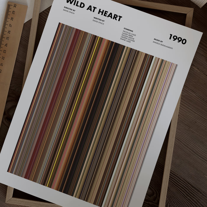 Wild At Heart Movie Barcode Poster