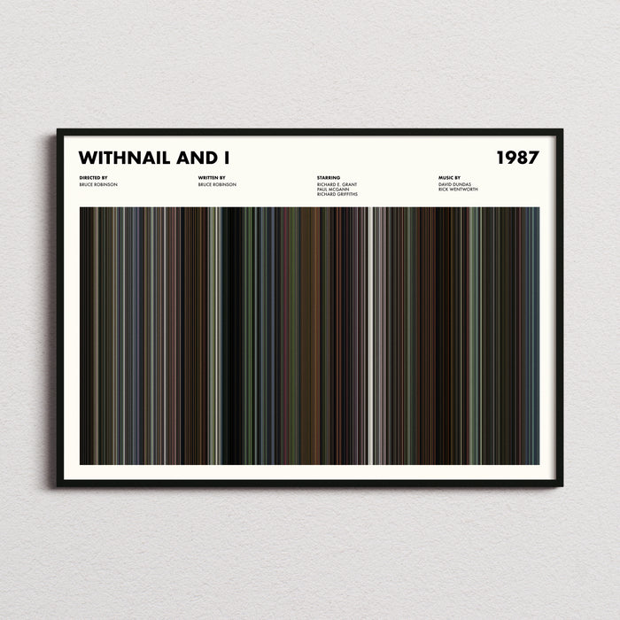 Withnail And I Movie Barcode Poster