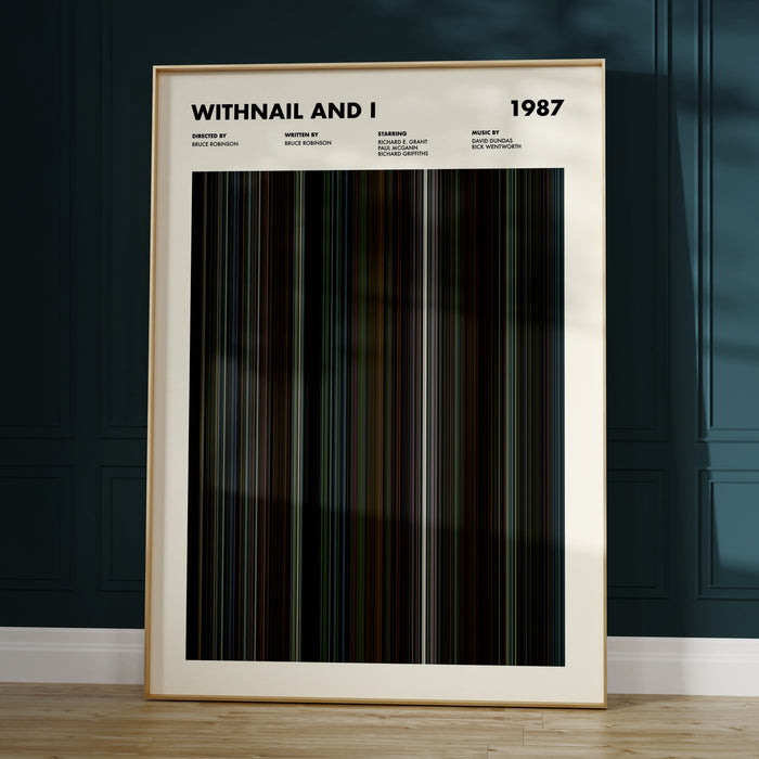 Withnail And I Movie Barcode Poster