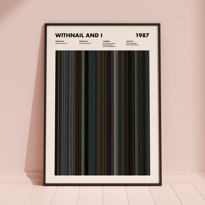 Withnail And I Movie Barcode Poster