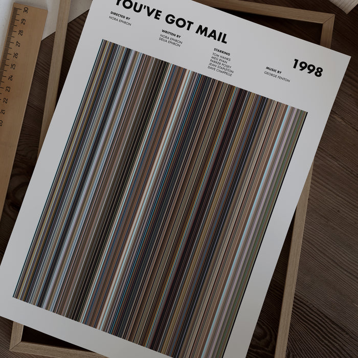 Youve Got Mail Movie Barcode Poster