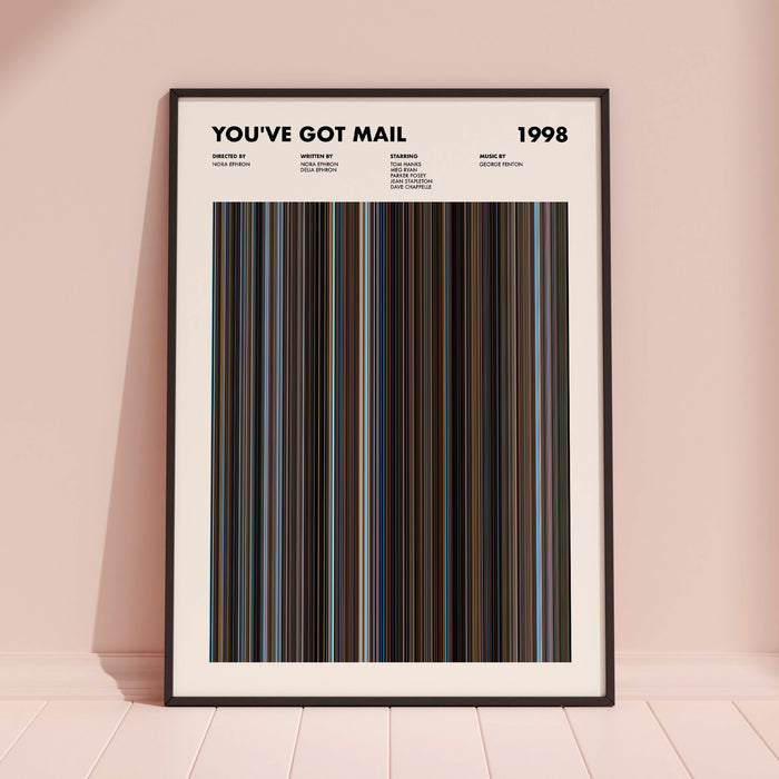 Youve Got Mail Movie Barcode Poster